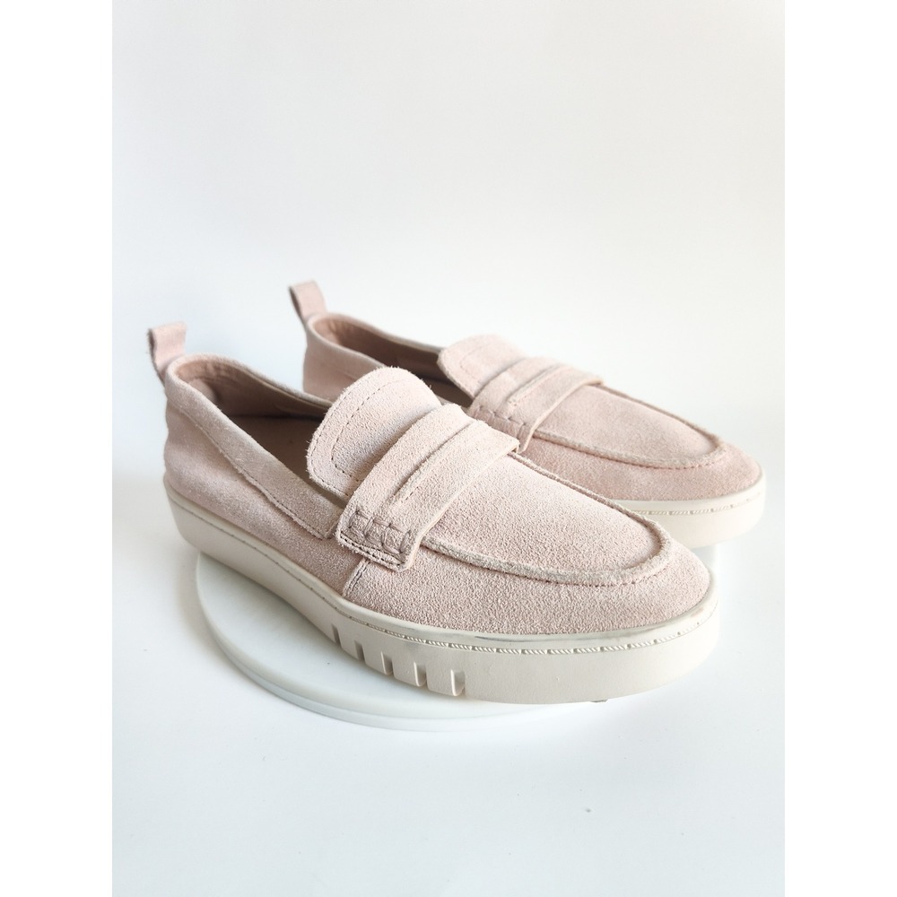 New Vionic Loafer Sneaker 5 Comfort‎ Chantel Blush Pink Suede Platform Walking